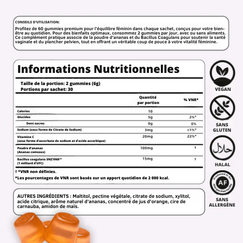 Gummies pour l'Équilibre Féminin - Feminea